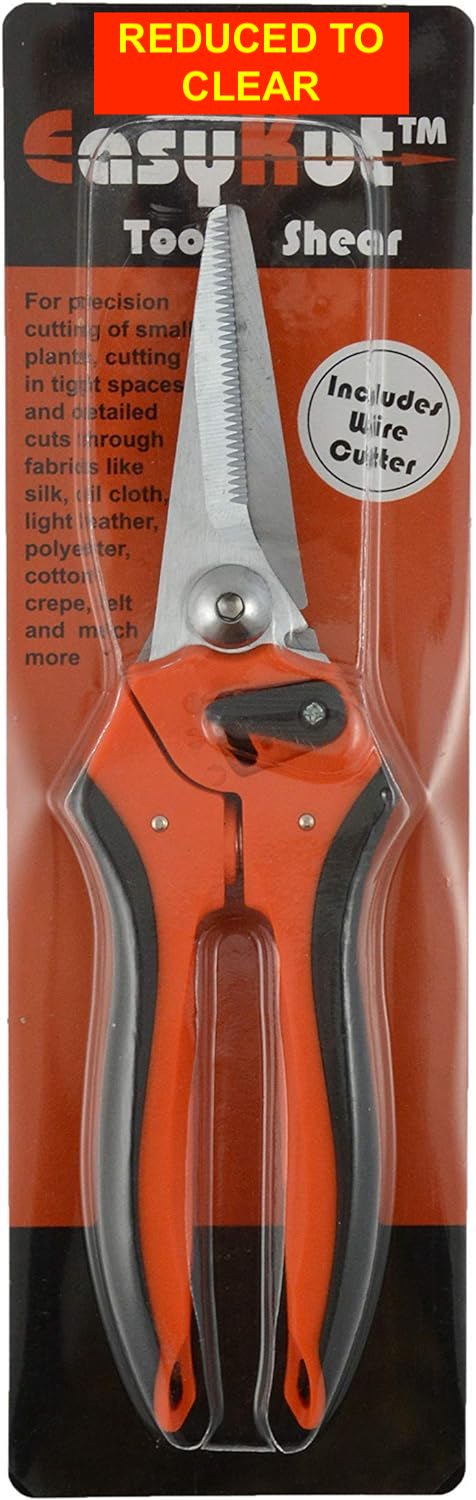 Garden Tool Shears, Orange and Black