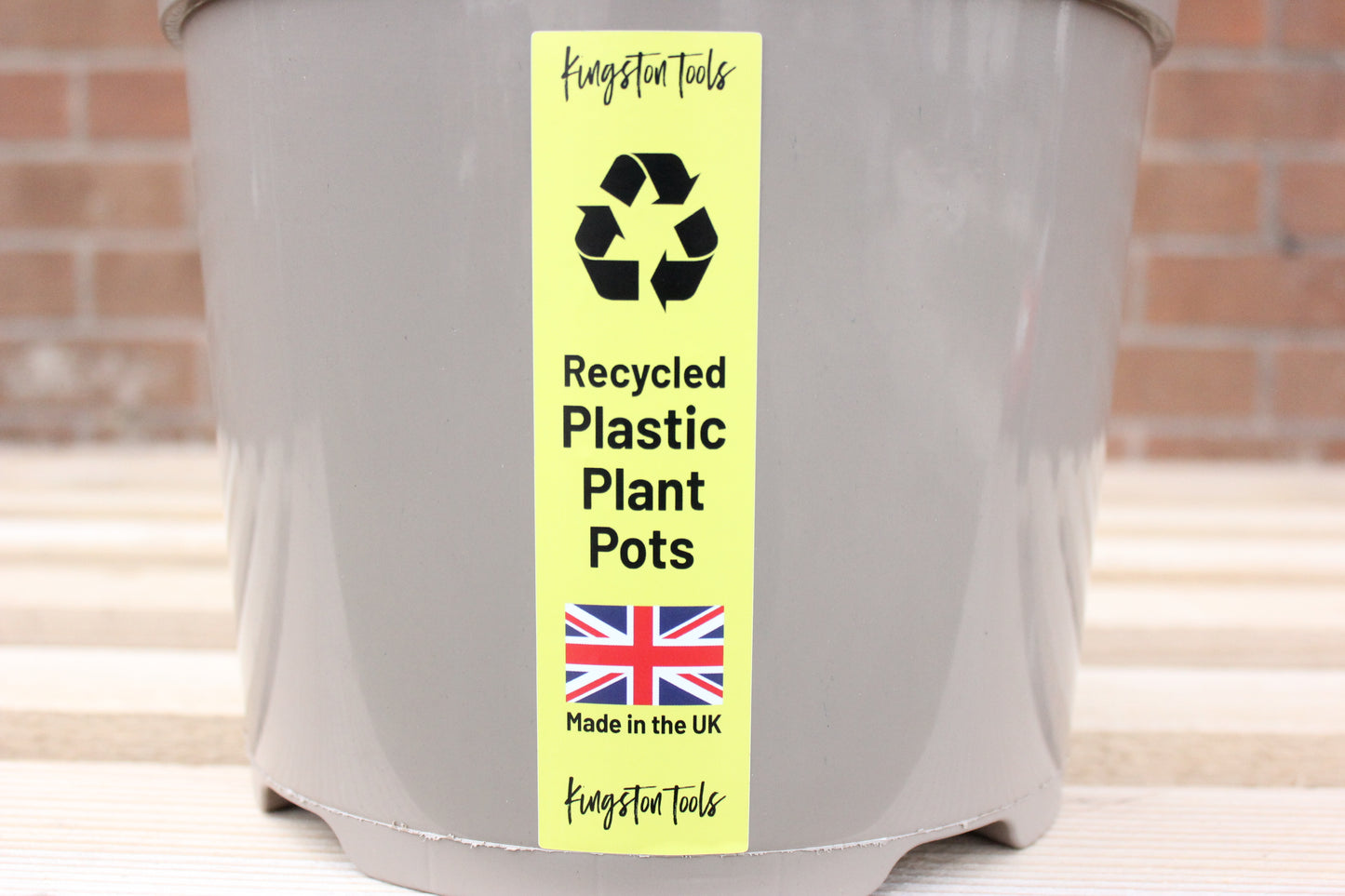 Mocha Cream Plant Pots Premium British Indoor & Outdoor Planters Made in the UK from Recycled Plastics