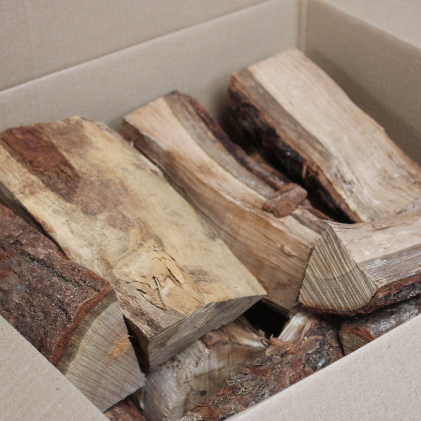 Wood Kiln Dried Firewood Fire Logs – 10kg Box