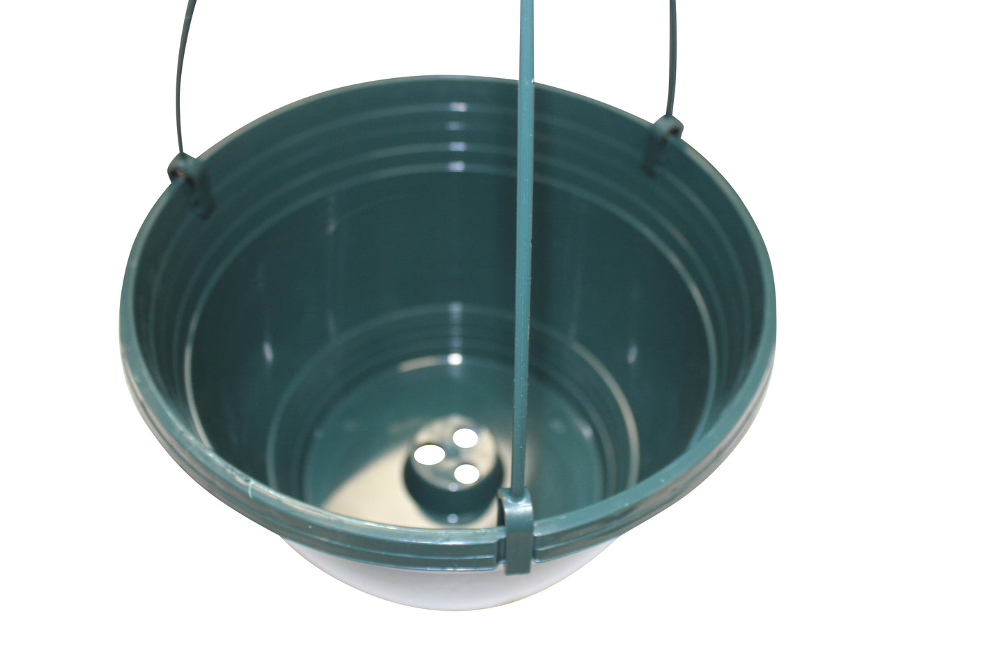 Set of 2 hanging baskets, Green or Terracotta. Made From Recycled Plastics