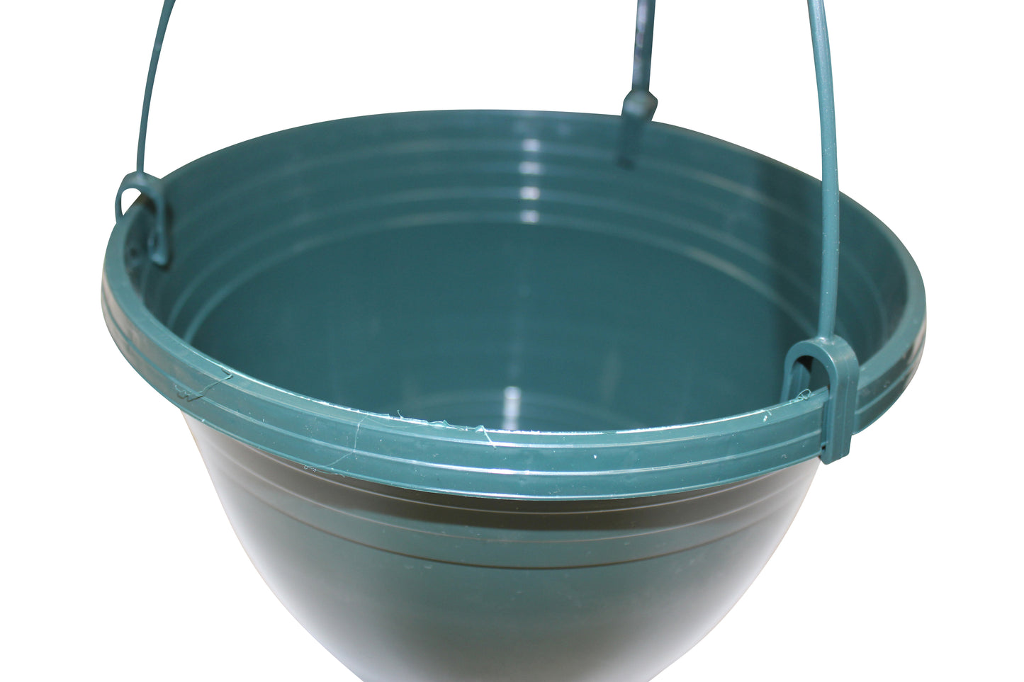 Set of 2 hanging baskets, Green or Terracotta. Made From Recycled Plastics