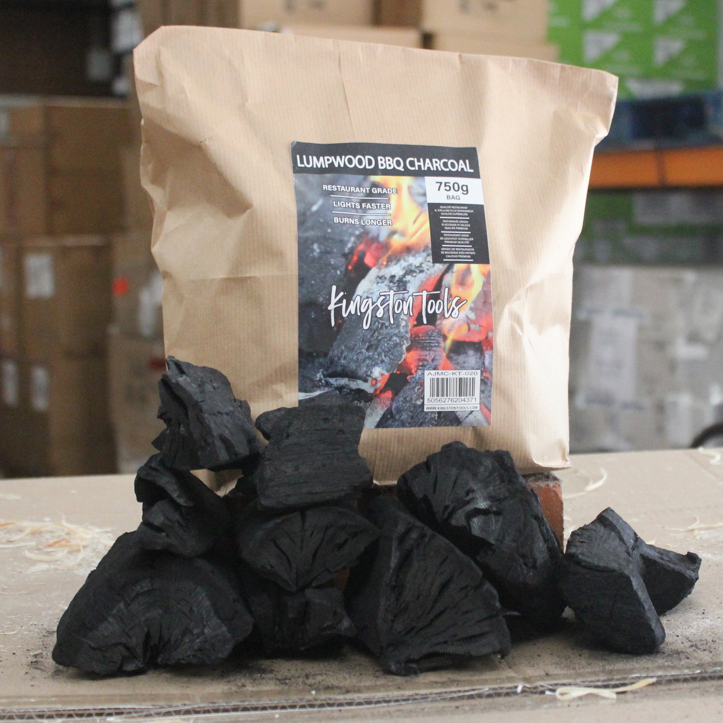 Lumpwood Barbecue BBQ Charcoal in a Bag – Available in Bag of 750g and Box of 5kg