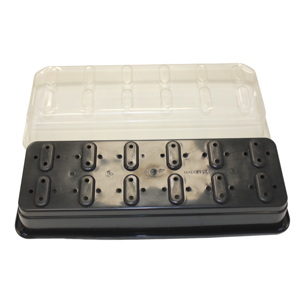 Windowsill Propagator Kit (15x37cm) with 10x 6-cell Biodegrable Fibre Strips